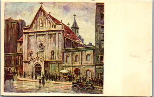 37969 - Künstlerkarte - Wien I , Kapuzinerkirche  - nicht gelaufen