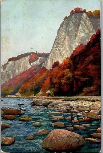 37983 - Künstlerkarte - Landschaft - gelaufen 1913