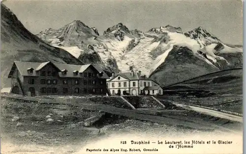 37989 - Frankreich - Dauphine , Le Laufaret les Hotels et le Glacier de l'Homme - nicht gelaufen