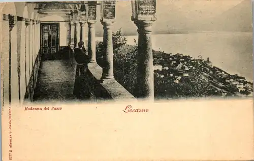 38005 - Schweiz - Locarno , Madonna del Sasso - nicht gelaufen