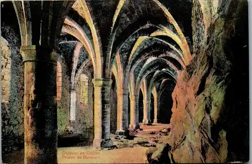 38013 - Schweiz - Chateau de Chillon , Prison de Bonivard , Th. Anderegg - nicht gelaufen