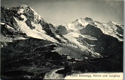 38018 - Schweiz - Kleine Scheidegg , Mönch und Jungfrau - nicht gelaufen