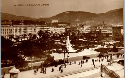 38028 - Frankreich - Nice , Le Casino et Jardins - nicht gelaufen