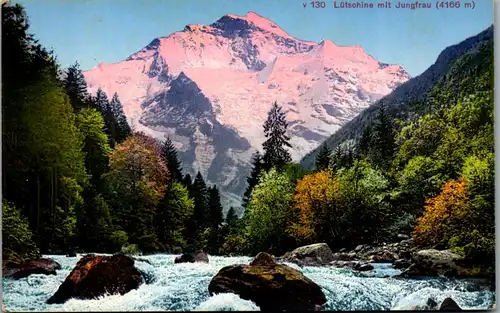 38051 - Schweiz - Lütschine mit Jungfrau - nicht gelaufen