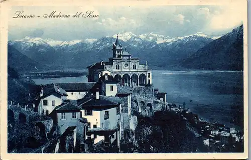 38054 - Schweiz - Locarno , Madonna del Sasso - nicht gelaufen