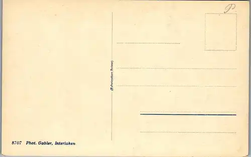 38060 - Schweiz - Interlaken , Heimwehfluh , Eiger , Mönch und Jungfrau - nicht gelaufen