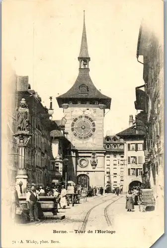 38075 - Schweiz - Bern , Tour de l'Horloge , Zeitglockenturm - nicht gelaufen