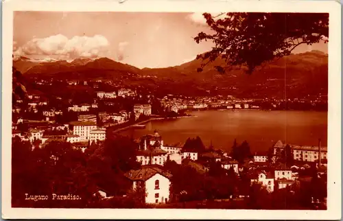 38090 - Schweiz - Lugano Paradiso - gelaufen 1929