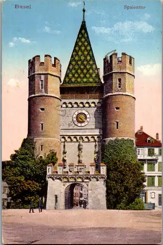 38102 - Schweiz - Basel , Spalentor - nicht gelaufen