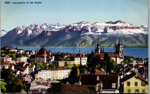 38109 - Schweiz - Lausanne et le Alpes - nicht gelaufen