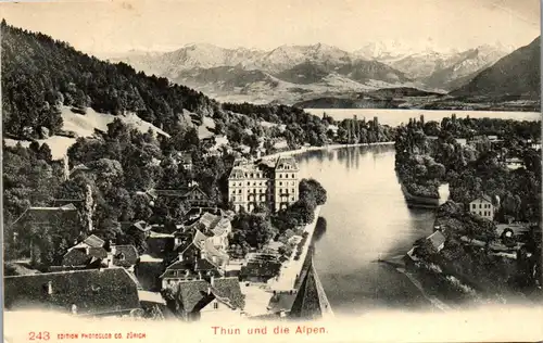 38112 - Schweiz - Thun und die Alpen - nicht gelaufen