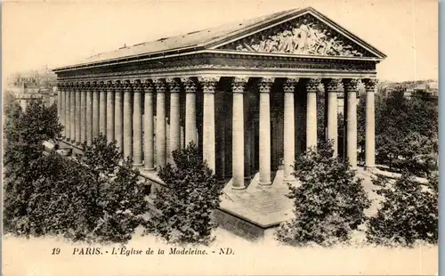 38129 - Frankreich - Paris , L'Eglise de la Madeleine - nicht gelaufen