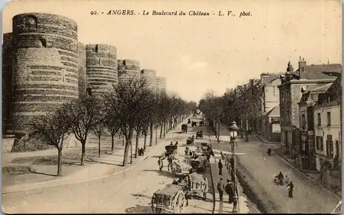 38131 - Frankreich - Angers , Le Boulevard du Chateau - nicht gelaufen