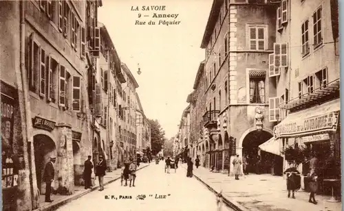 38132 - Frankreich - La Savoie , Annecy , Rue du Paquier - nicht gelaufen
