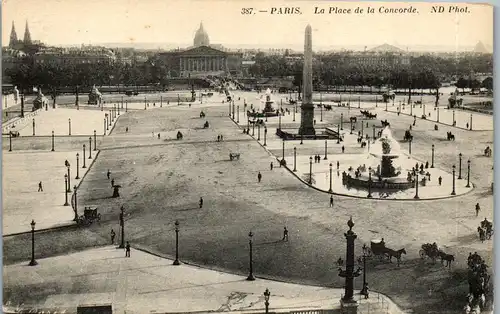38136 - Frankreich - Paris , La Place de la Concorde - nicht gelaufen