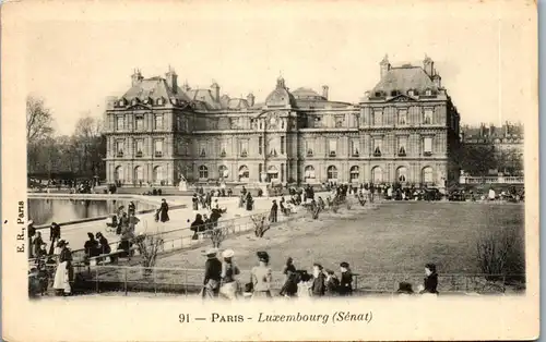 38166 - Frankreich - Paris , Luxembourg , Senat - nicht gelaufen