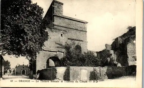 38170 - Frankreich - Orange , Le Theatre Romain et l'Entree du Cirque - nicht gelaufen