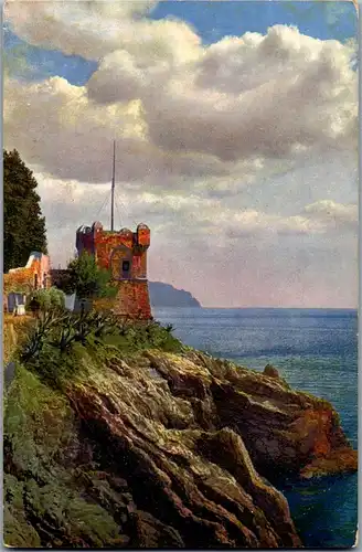 38189 - Künstlerkarte - Riviera di Levante , Nervi - gelaufen 1912