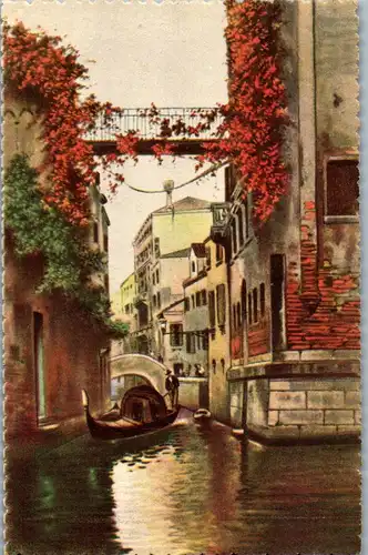 38191 - Künstlerkarte - Venezia , Rio Albrizzi - nicht gelaufen