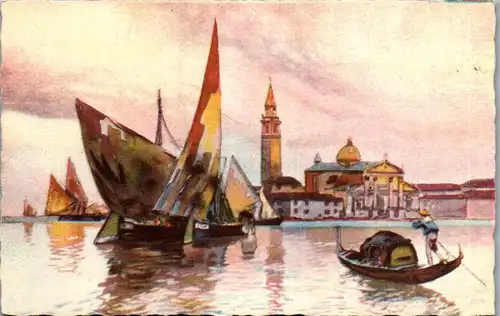 38241 - Künstlerkarte - Venezia , Isola di San Giorgio - nicht gelaufen