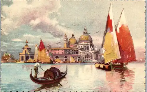 38244 - Künstlerkarte - Venezia , Chiesa della Salute - nicht gelaufen