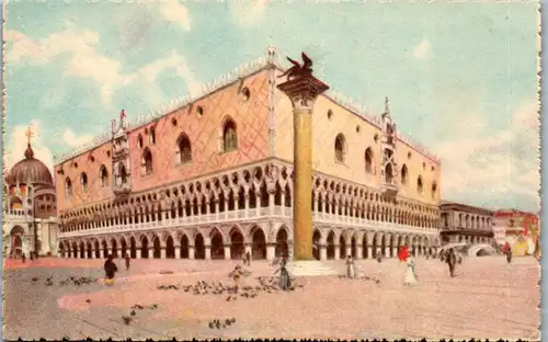 38256 - Künstlerkarte - Venezia , Palazzo Ducale - nicht gelaufen