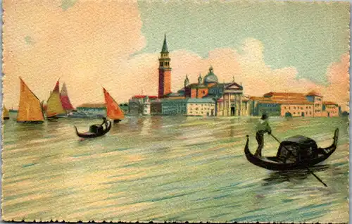 38260 - Künstlerkarte - Venezia , Isola di S. Giorgio - nicht gelaufen