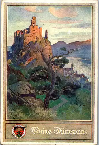38271 - Niederösterreich - Ruine Dürnstein , Deutscher Schulverein - gelaufen 1923