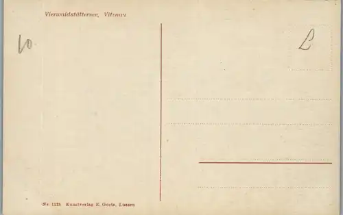 38283 - Schweiz - Vitznau , Vierwaldstättersee - nicht gelaufen