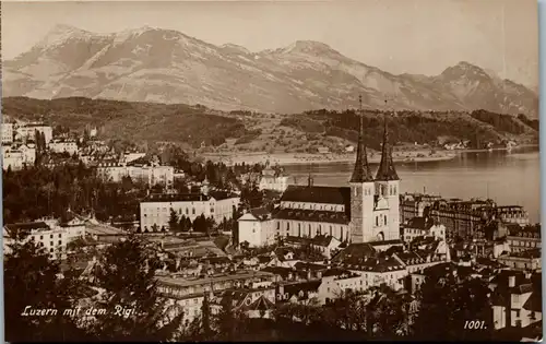 38288 - Schweiz - Luzern mit dem Rigi , Panorama - nicht gelaufen