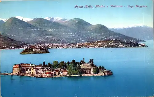 38297 - Italien - Isola Bella , Madre e Pallanza , Lago Maggiore - gelaufen