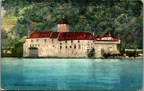 38305 - Schweiz - Chateau de Chillon vu du Lac - nicht gelaufen