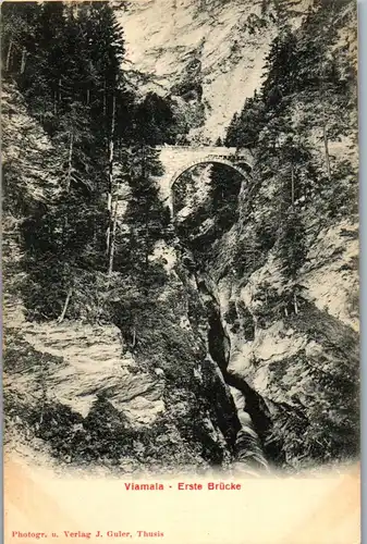 38309 - Schweiz - Viamala , Erste Brücke - nicht gelaufen