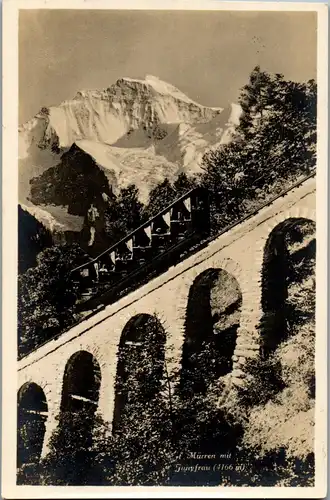 38317 - Schweiz - Mürren mit Jungfrau , Bahn - nicht gelaufen