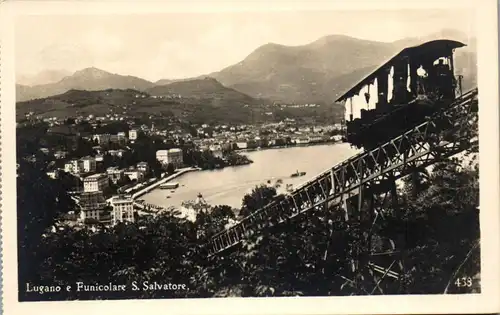 38322 - Schweiz - Lugano e Funicolare S. Salvatore - nicht gelaufen