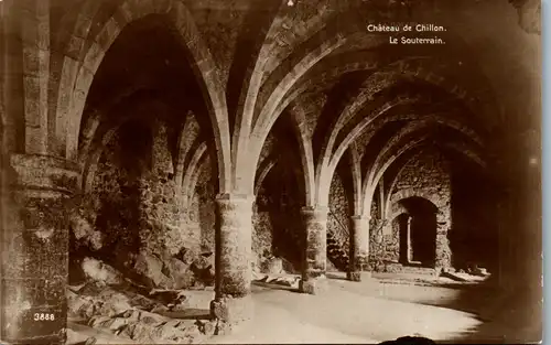 38327 - Schweiz - Chateau de Chillon , Le Souterrain - nicht gelaufen
