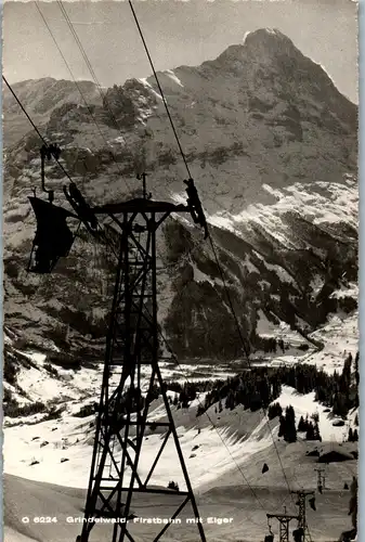 38338 - Schweiz - Grindelwald , Firstbahn mit Eiger - gelaufen 1930