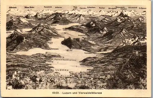 38353 - Schweiz - Luzern und Vierwaldstättersee - nicht gelaufen