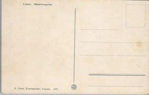 38358 - Schweiz - Luzern , Gletschergarten - nicht gelaufen