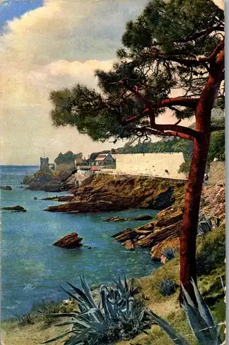 38419 - Künstlerkarte - Nervi , Riviera di Levante - gelaufen 1912