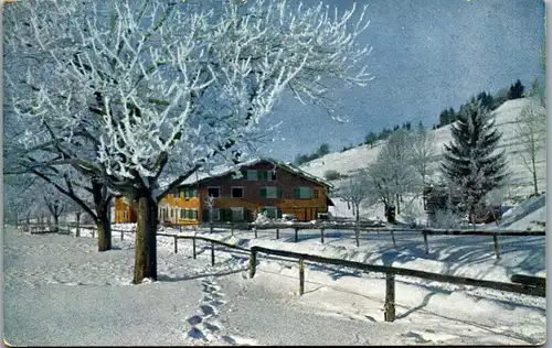 38420 - Künstlerkarte - Winterlandschaft - gelaufen 1912