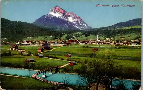 38438 - Deutschland - Mittenwald gegen Wetterstein - nicht gelaufen