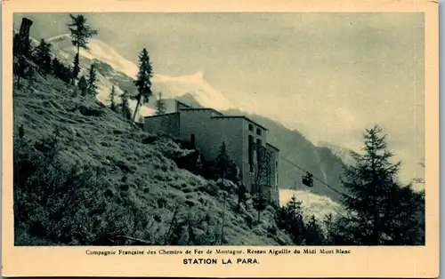 38444 - Frankreich - Station la Para , Reseau Aiguille du Midi Mont Blanc - nicht gelaufen