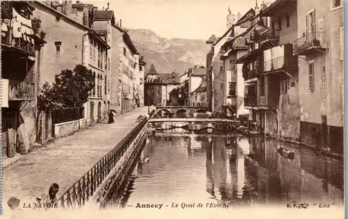 38448 - Frankreich - Annecy , Le quai de l'Eveche - nicht gelaufen