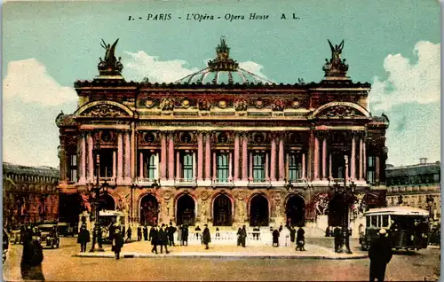 38455 - Frankreich - Paris , L'Opera - nicht gelaufen