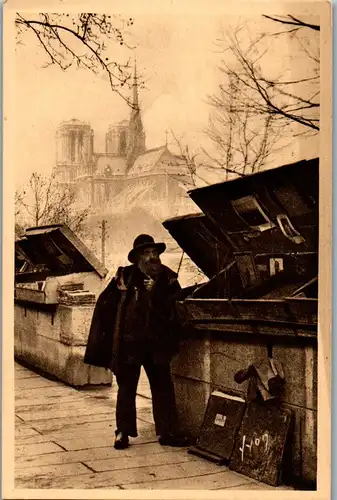 38466 - Frankreich - Paris , Bouquiniste du Quai de la Tournelle - nicht gelaufen