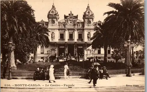 38492 - Monaco - Monte Carlo , Le Casino , Facade - nicht gelaufen