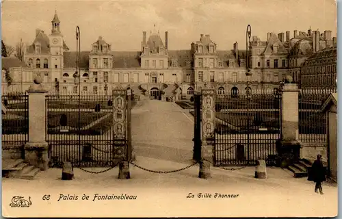 38499 - Frankreich - Palais de Fontainebleau , La Guille d'honneur - nicht gelaufen