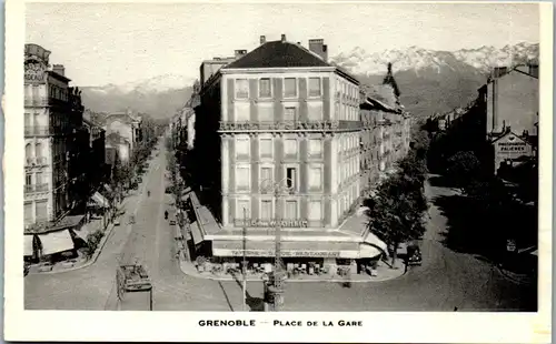 38508 - Frankreich - Grenoble , Place de la Gare - nicht gelaufen