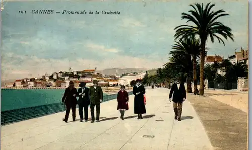 38510 - Frankreich - Cannes , Promenade de la Croisette - nicht gelaufen